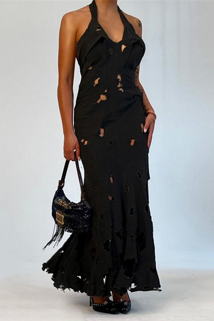 Tattered Maxi Dress