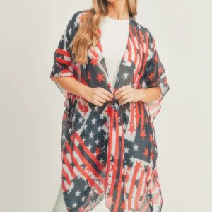American Flag Kimono