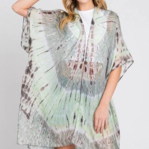Tie Dye Print Kimono